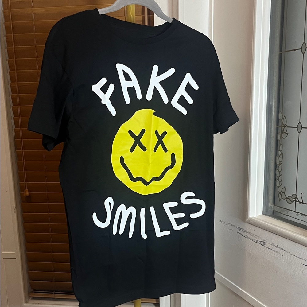 Yours Truly Fake Smiles Graphic Tee